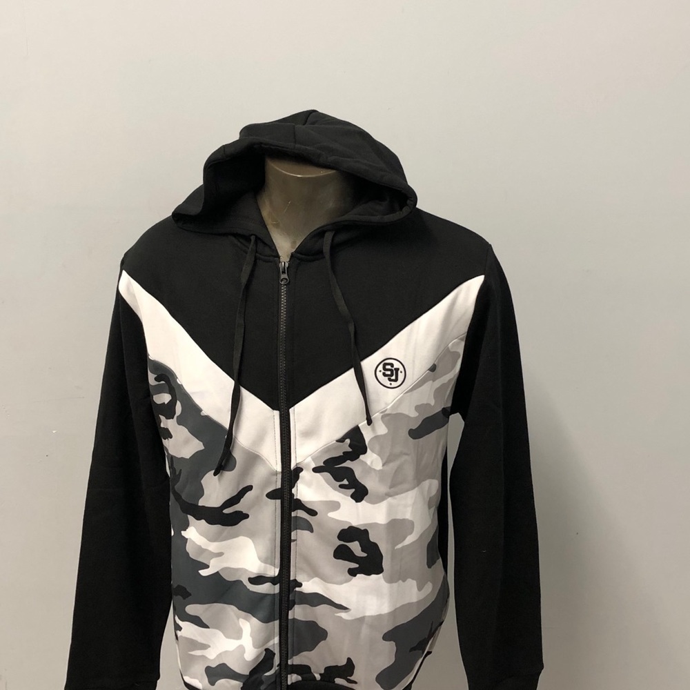 Sean John hoody jacket camo regular fit black